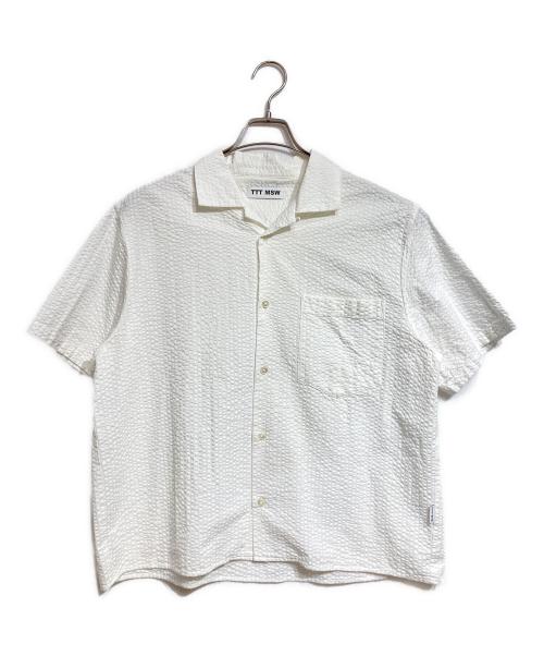 TTT MSW（ティー）TTT MSW (ティー) 半袖シャツ/Short sleeve shirt ホワイト サイズ:Mの古着・服飾アイテム