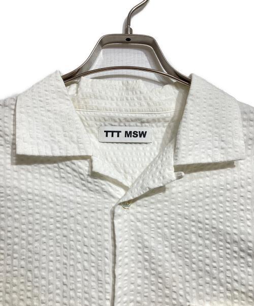 TTT MSW（ティー）TTT MSW (ティー) 半袖シャツ/Short sleeve shirt ホワイト サイズ:Mの古着・服飾アイテム