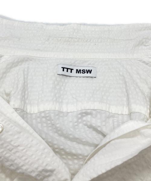 TTT MSW（ティー）TTT MSW (ティー) 半袖シャツ/Short sleeve shirt ホワイト サイズ:Mの古着・服飾アイテム