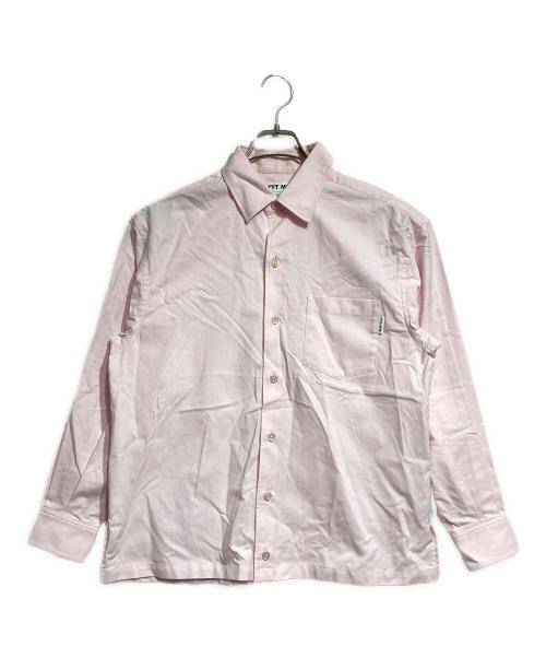 TTT MSW（ティー モダンストリートウェア）TTT MSW (ティー モダンストリートウェア) ロングスリーブシャツ /  Long Sleeve Shirt ピンク サイズ:Sの古着・服飾アイテム