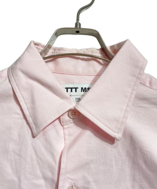 TTT MSW（ティー モダンストリートウェア）TTT MSW (ティー モダンストリートウェア) ロングスリーブシャツ /  Long Sleeve Shirt ピンク サイズ:Sの古着・服飾アイテム