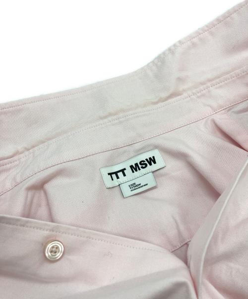 TTT MSW（ティー モダンストリートウェア）TTT MSW (ティー モダンストリートウェア) ロングスリーブシャツ /  Long Sleeve Shirt ピンク サイズ:Sの古着・服飾アイテム