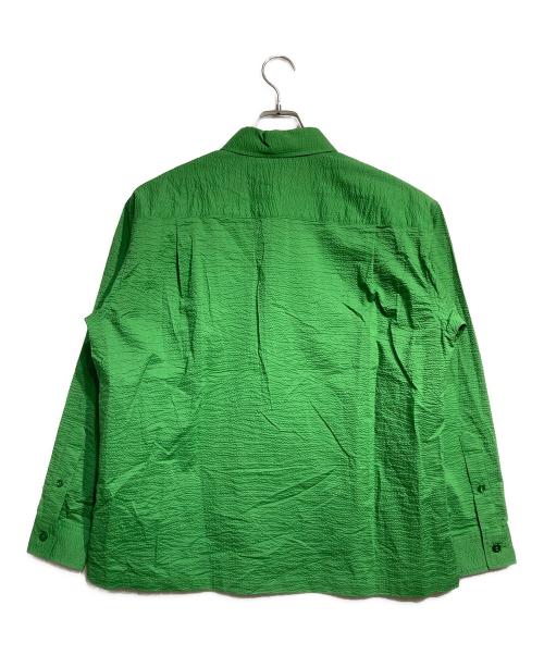 TTT MSW（ティー モダンストリートウェア）TTT MSW (ティー モダンストリートウェア) ロングスリーブシャツ /  Long Sleeve Shirt グリーン サイズ:ｓの古着・服飾アイテム