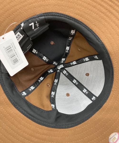 JOURNAL STANDARD（ジャーナルスタンダード）JOURNAL STANDARD (ジャーナルスタンダード) New Era (ニューエラ) Fitted Long Brim Hat/フィッテド ロングブリムハット ブラウンの古着・服飾アイテム