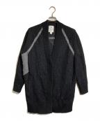 Y-3ワイスリー）の古着「W CLASIC SHEER KNIT CARDIGAN/クラシックシアーニットカーディガン」｜ブラック
