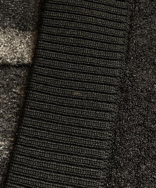 Y-3（ワイスリー）Y-3 (ワイスリー) W CLASIC SHEER KNIT CARDIGAN/クラシックシアーニットカーディガン ブラック サイズ:2XSの古着・服飾アイテム