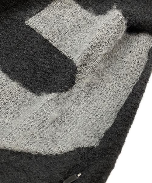 Y-3（ワイスリー）Y-3 (ワイスリー) W CLASIC SHEER KNIT CARDIGAN/クラシックシアーニットカーディガン ブラック サイズ:2XSの古着・服飾アイテム