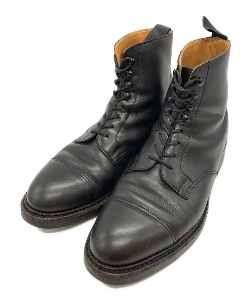 Crockett & Jones（クロケット＆ジョーンズ）Crockett & Jones (クロケット＆ジョーンズ) カントリーブーツ ブラック サイズ:6・1/2の古着・服飾アイテム