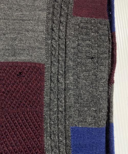 COMME des GARCONS SHIRT（コムデギャルソンシャツ）COMME des GARCONS SHIRT (コムデギャルソンシャツ) パッチデザインストール グレーの古着・服飾アイテム