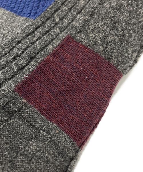 COMME des GARCONS SHIRT（コムデギャルソンシャツ）COMME des GARCONS SHIRT (コムデギャルソンシャツ) パッチデザインストール グレーの古着・服飾アイテム