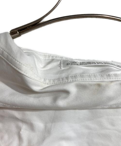 YOHJI YAMAMOTO（ヨウジヤマモト）YOHJI YAMAMOTO (ヨウジヤマモト) ジップライダースシャツワンピース/Zip-up moto shirt dress ホワイト サイズ:1の古着・服飾アイテム