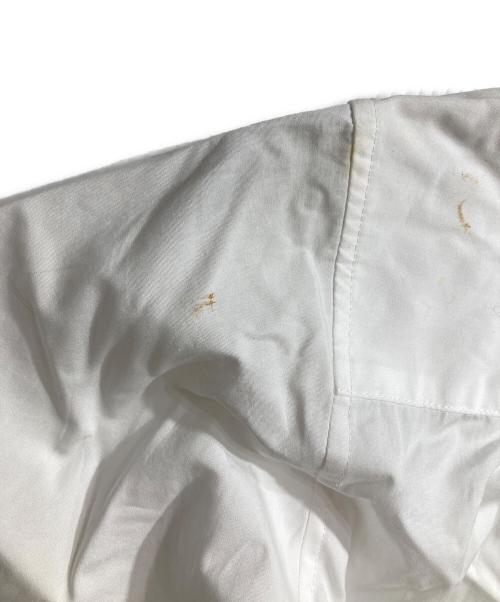 YOHJI YAMAMOTO（ヨウジヤマモト）YOHJI YAMAMOTO (ヨウジヤマモト) ジップライダースシャツワンピース/Zip-up moto shirt dress ホワイト サイズ:1の古着・服飾アイテム