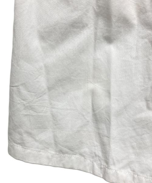 YOHJI YAMAMOTO（ヨウジヤマモト）YOHJI YAMAMOTO (ヨウジヤマモト) ジップライダースシャツワンピース/Zip-up moto shirt dress ホワイト サイズ:1の古着・服飾アイテム