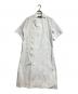 YOHJI YAMAMOTO（ヨウジヤマモト）の古着「ジップライダースシャツワンピース/Zip-up moto shirt dress」｜ホワイト