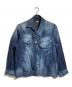 kolor/BEACON（カラービーコン）の古着「10ozデニムブルゾン/前変形ブルゾン」｜インディゴ