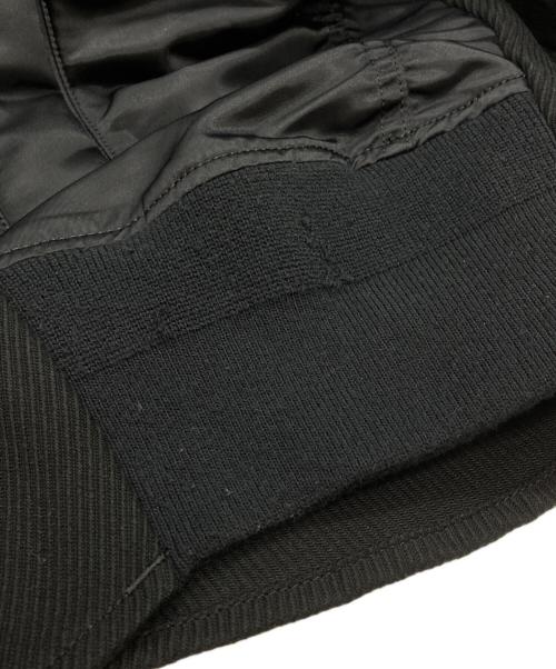 sacai（サカイ）sacai (サカイ) Contrast detail sleeve docking blouson/コントラストディティールスリーブドッキングブルゾン ブラック サイズ:1の古着・服飾アイテム