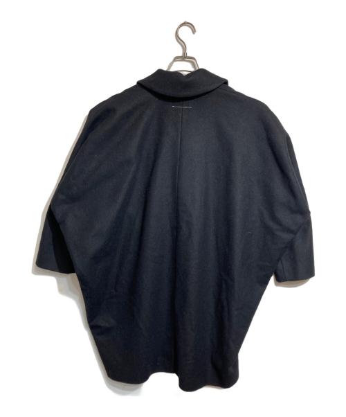 MM6 Maison Margiela（エムエムシックスメゾンマルジェラ）MM6 Maison Margiela (エムエムシックスメゾンマルジェラ) ウールチェスターコート ブラック サイズ:36の古着・服飾アイテム