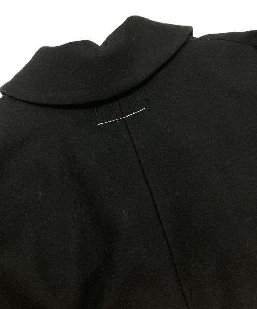 MM6 Maison Margiela（エムエムシックスメゾンマルジェラ）MM6 Maison Margiela (エムエムシックスメゾンマルジェラ) ウールチェスターコート ブラック サイズ:36の古着・服飾アイテム