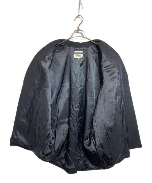 MM6 Maison Margiela（エムエムシックスメゾンマルジェラ）MM6 Maison Margiela (エムエムシックスメゾンマルジェラ) ウールチェスターコート ブラック サイズ:36の古着・服飾アイテム