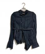 ANN DEMEULEMEESTERアンドゥムルメステール）の古着「ティアードジャケット」｜ブラック