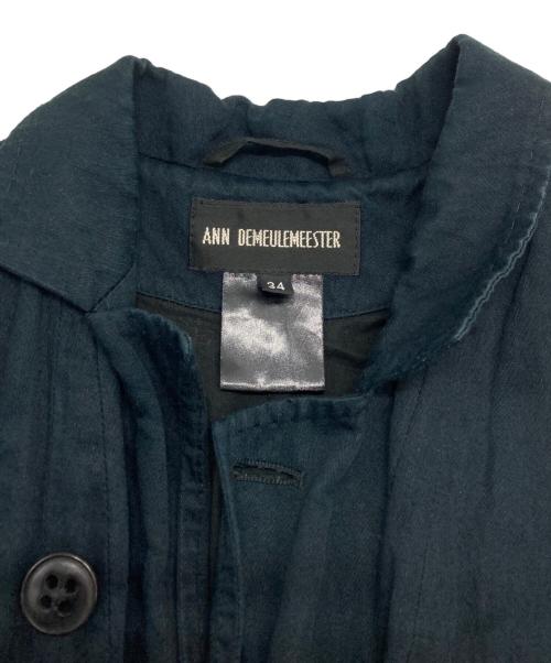 ANN DEMEULEMEESTER（アンドゥムルメステール）ANN DEMEULEMEESTER (アンドゥムルメステール) ティアードジャケット ブラック サイズ:34の古着・服飾アイテム