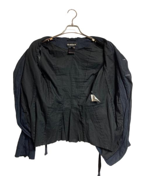 ANN DEMEULEMEESTER（アンドゥムルメステール）ANN DEMEULEMEESTER (アンドゥムルメステール) ティアードジャケット ブラック サイズ:34の古着・服飾アイテム