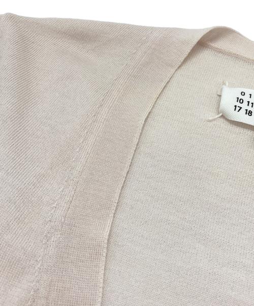 Maison Margiela（メゾンマルジェラ）Maison Margiela (メゾンマルジェラ) エルボーパッチカーディガン ピンク サイズ:Mの古着・服飾アイテム