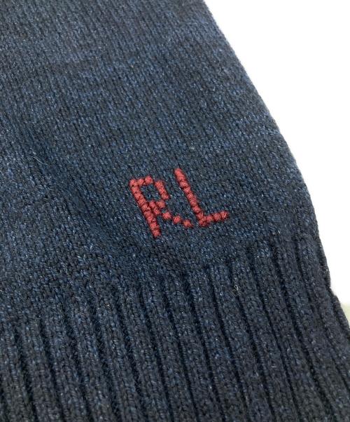 POLO RALPH LAUREN（ポロ・ラルフローレン）POLO RALPH LAUREN (ポロ・ラルフローレン) ダッフルポロベアニット/セーター ネイビー サイズ:ＸＳの古着・服飾アイテム