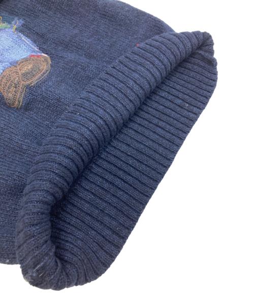 POLO RALPH LAUREN（ポロ・ラルフローレン）POLO RALPH LAUREN (ポロ・ラルフローレン) ダッフルポロベアニット/セーター ネイビー サイズ:ＸＳの古着・服飾アイテム