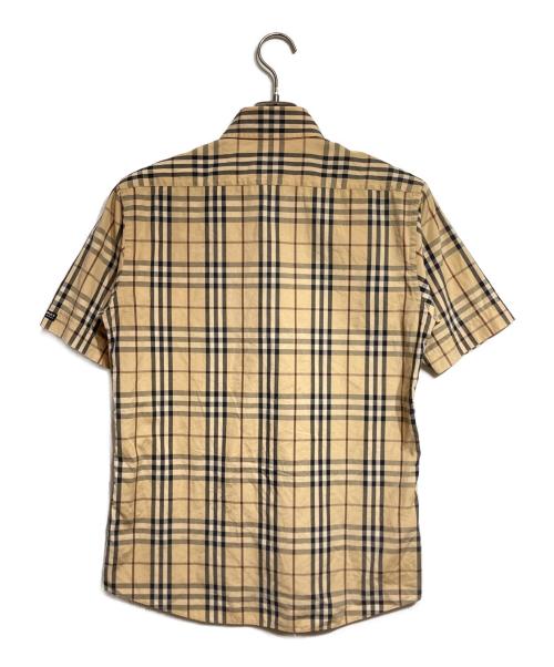 BURBERRY BLACK LABEL（バーバリーブラックレーベル）BURBERRY BLACK LABEL (バーバリーブラックレーベル) ノバチェックS/Sシャツ/Nova Check S/S Shirt ベージュ サイズ:1の古着・服飾アイテム