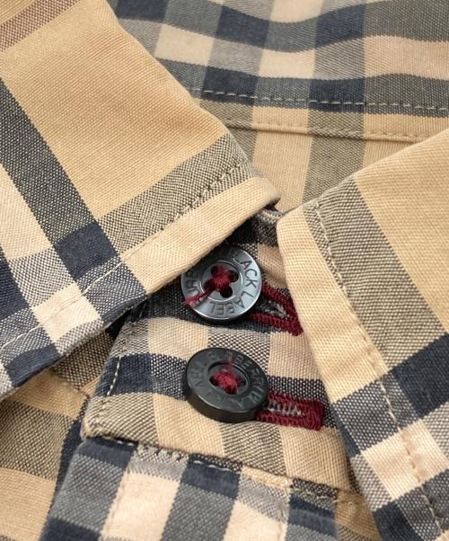 BURBERRY BLACK LABEL（バーバリーブラックレーベル）BURBERRY BLACK LABEL (バーバリーブラックレーベル) ノバチェックS/Sシャツ/Nova Check S/S Shirt ベージュ サイズ:1の古着・服飾アイテム