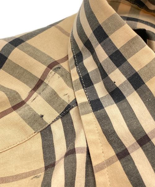 BURBERRY BLACK LABEL（バーバリーブラックレーベル）BURBERRY BLACK LABEL (バーバリーブラックレーベル) ノバチェックS/Sシャツ/Nova Check S/S Shirt ベージュ サイズ:1の古着・服飾アイテム