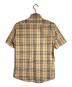 BURBERRY BLACK LABEL (バーバリーブラックレーベル) ノバチェックS/Sシャツ/Nova Check S/S Shirt ベージュ サイズ:1：10000円