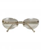 CHANELシャネル）の古着「リムレスサングラス」｜ホワイト