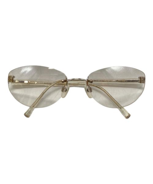 CHANEL（シャネル）CHANEL (シャネル) リムレスサングラス ホワイトの古着・服飾アイテム