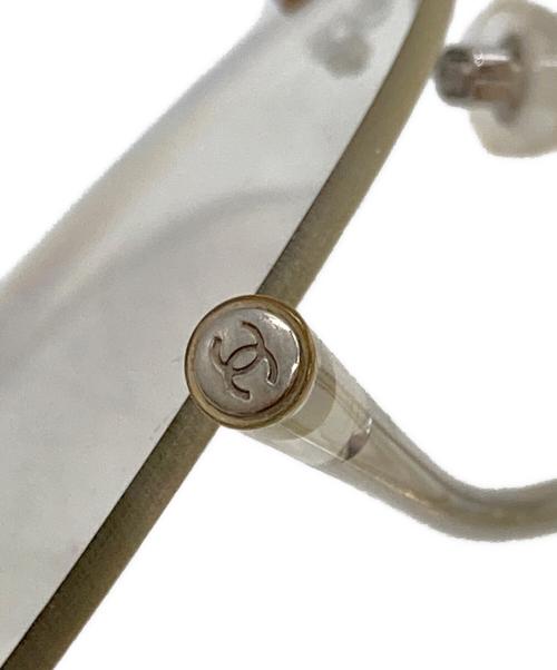 CHANEL（シャネル）CHANEL (シャネル) リムレスサングラス ホワイトの古着・服飾アイテム