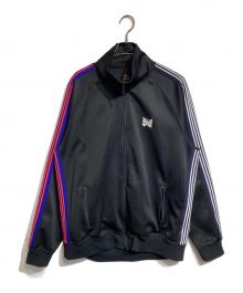 Needles×FREAK'S STORE（ニードルズ×フリークスストア）の古着「別注トラックジャケット/Track Jacket Poly Smooth "Black"」｜ブラック