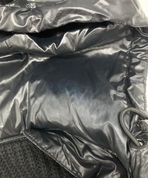 MONCLER（モンクレール）MONCLER (モンクレール) ナイロン切替ニットカーディガン ブラック サイズ:XSの古着・服飾アイテム