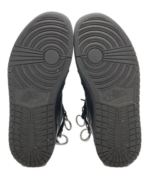 NIKE（ナイキ）NIKE COMME des GARCONS HOMME PLUS (コムデギャルソンオムプリュス) Air Jordan 1 High STRAP SP-C/エア ジョーダン 1 ハイ ストラップ SP-C ブラック サイズ:29cmの古着・服飾アイテム