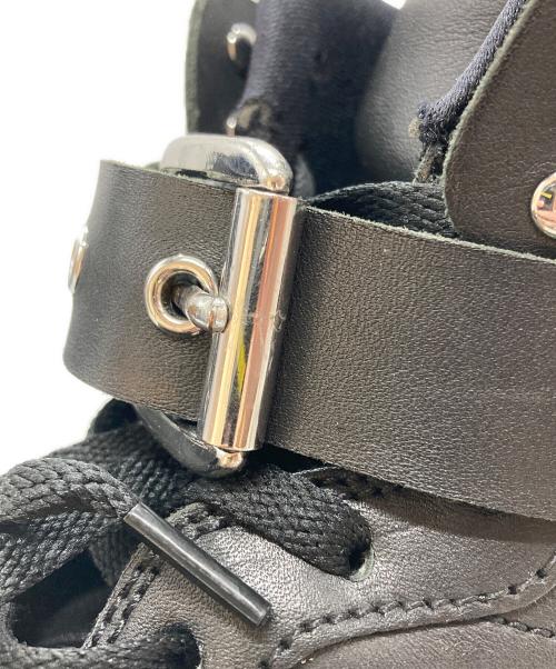 NIKE（ナイキ）NIKE COMME des GARCONS HOMME PLUS (コムデギャルソンオムプリュス) Air Jordan 1 High STRAP SP-C/エア ジョーダン 1 ハイ ストラップ SP-C ブラック サイズ:29cmの古着・服飾アイテム