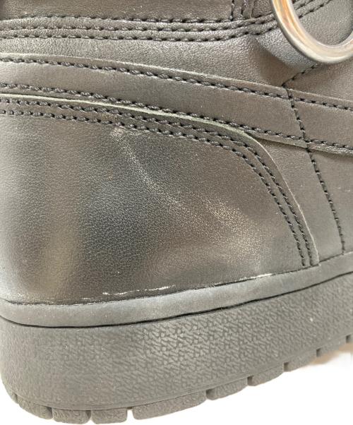 NIKE（ナイキ）NIKE COMME des GARCONS HOMME PLUS (コムデギャルソンオムプリュス) Air Jordan 1 High STRAP SP-C/エア ジョーダン 1 ハイ ストラップ SP-C ブラック サイズ:29cmの古着・服飾アイテム
