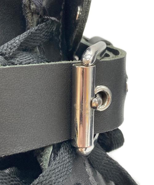 NIKE（ナイキ）NIKE COMME des GARCONS HOMME PLUS (コムデギャルソンオムプリュス) Air Jordan 1 High STRAP SP-C/エア ジョーダン 1 ハイ ストラップ SP-C ブラック サイズ:29cmの古着・服飾アイテム