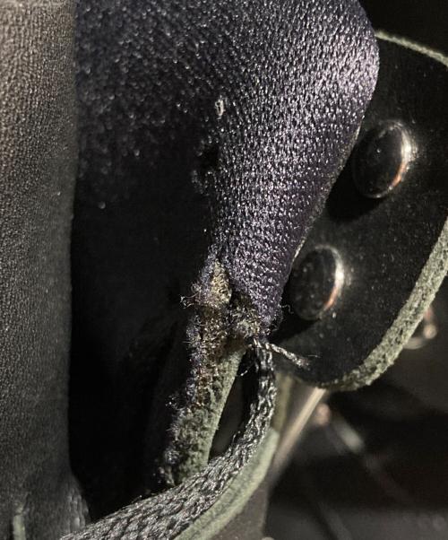 NIKE（ナイキ）NIKE COMME des GARCONS HOMME PLUS (コムデギャルソンオムプリュス) Air Jordan 1 High STRAP SP-C/エア ジョーダン 1 ハイ ストラップ SP-C ブラック サイズ:29cmの古着・服飾アイテム