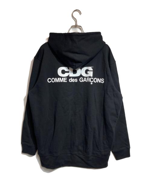 CGD COMME des GARCONS（シーディージー コムデギャルソン）CGD COMME des GARCONS (シーディージー コムデギャルソン) FULL ZIP HOODED SWEATSHIRT ブラック サイズ:XLの古着・服飾アイテム