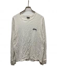 stussy（ステューシー）の古着「シャドーマンロゴカットソー」｜ホワイト