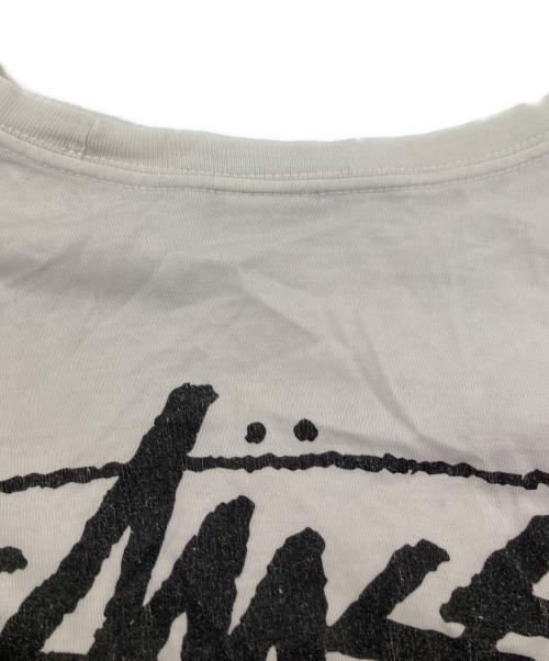 stussy（ステューシー）stussy (ステューシー) シャドーマンロゴカットソー ホワイト サイズ:	SIZE Mの古着・服飾アイテム
