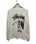 stussy (ステューシー) シャドーマンロゴカットソー ホワイト サイズ:	SIZE M：7000円