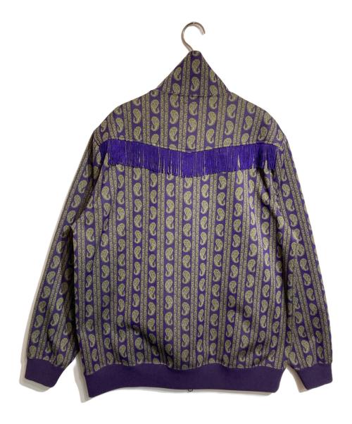 Needles（ニードルズ）Needles (ニードルズ) FRINGE TRACK JACKET パープル サイズ:Mの古着・服飾アイテム