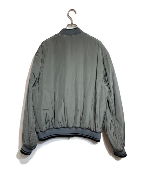 DRIES VAN NOTEN（ドリスヴァンノッテン）DRIES VAN NOTEN (ドリスヴァンノッテン) リバーシブルボンバージャケット グレー サイズ:Mの古着・服飾アイテム