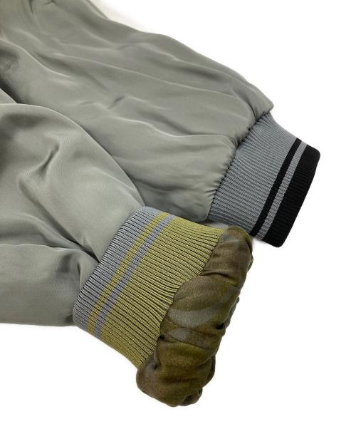 DRIES VAN NOTEN（ドリスヴァンノッテン）DRIES VAN NOTEN (ドリスヴァンノッテン) リバーシブルボンバージャケット グレー サイズ:Mの古着・服飾アイテム